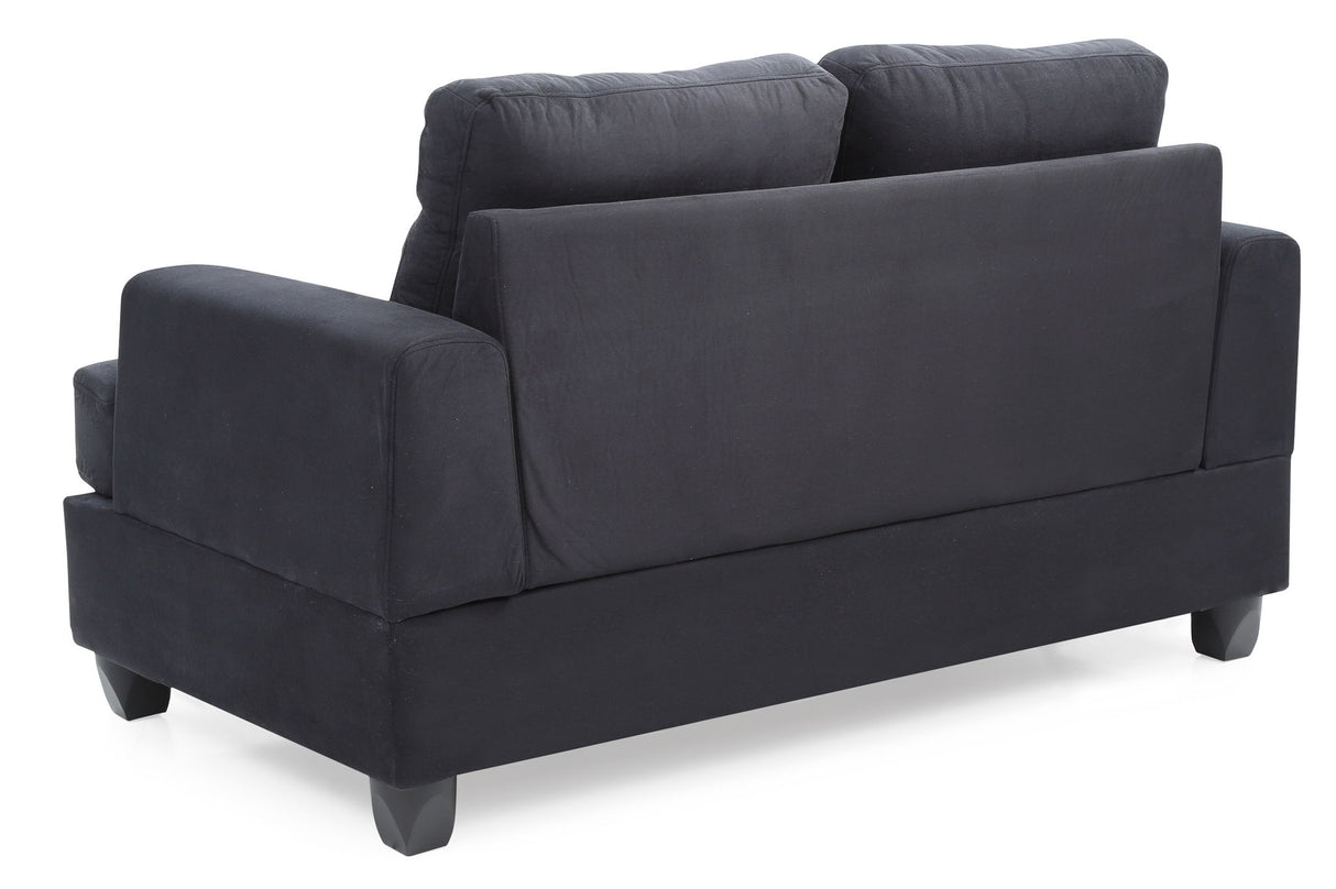 Stylish Transitional Loveseat For Two