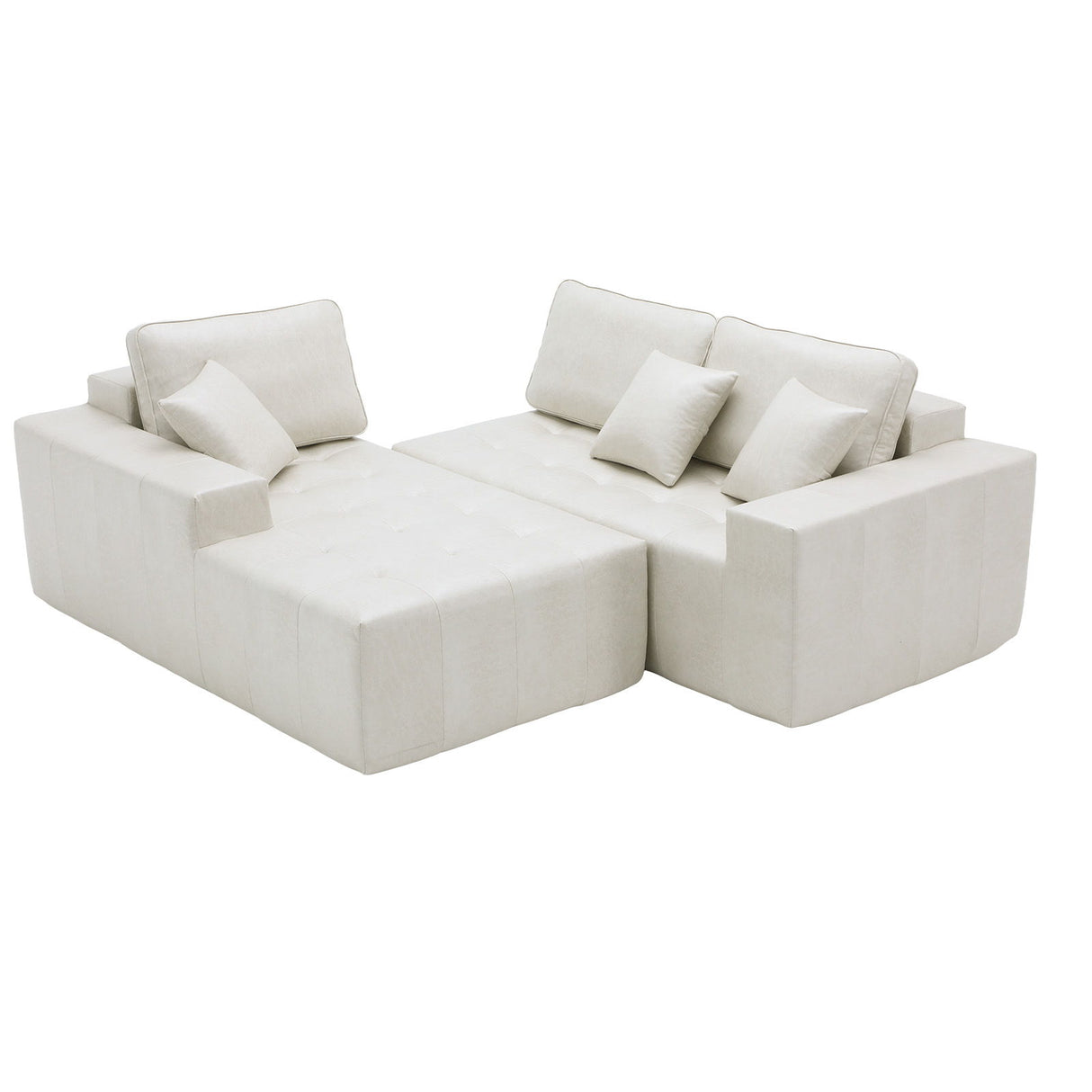 L - Shaped Corner Chaise Sofa Bed
