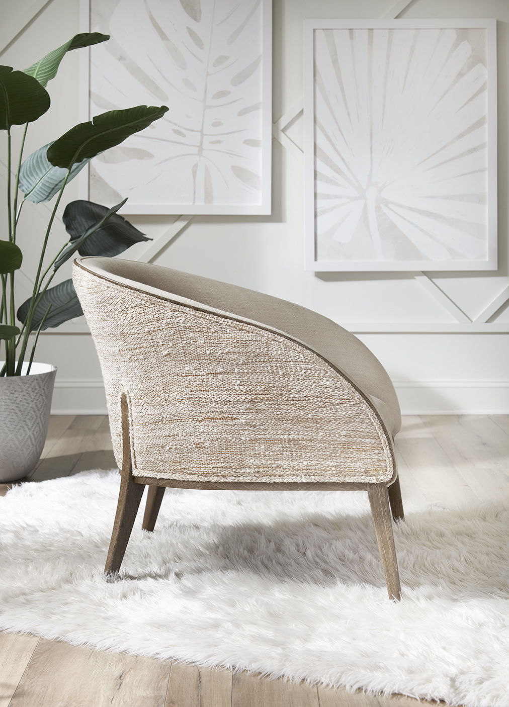 Thomas Montgomery - Arm Chair - Beige