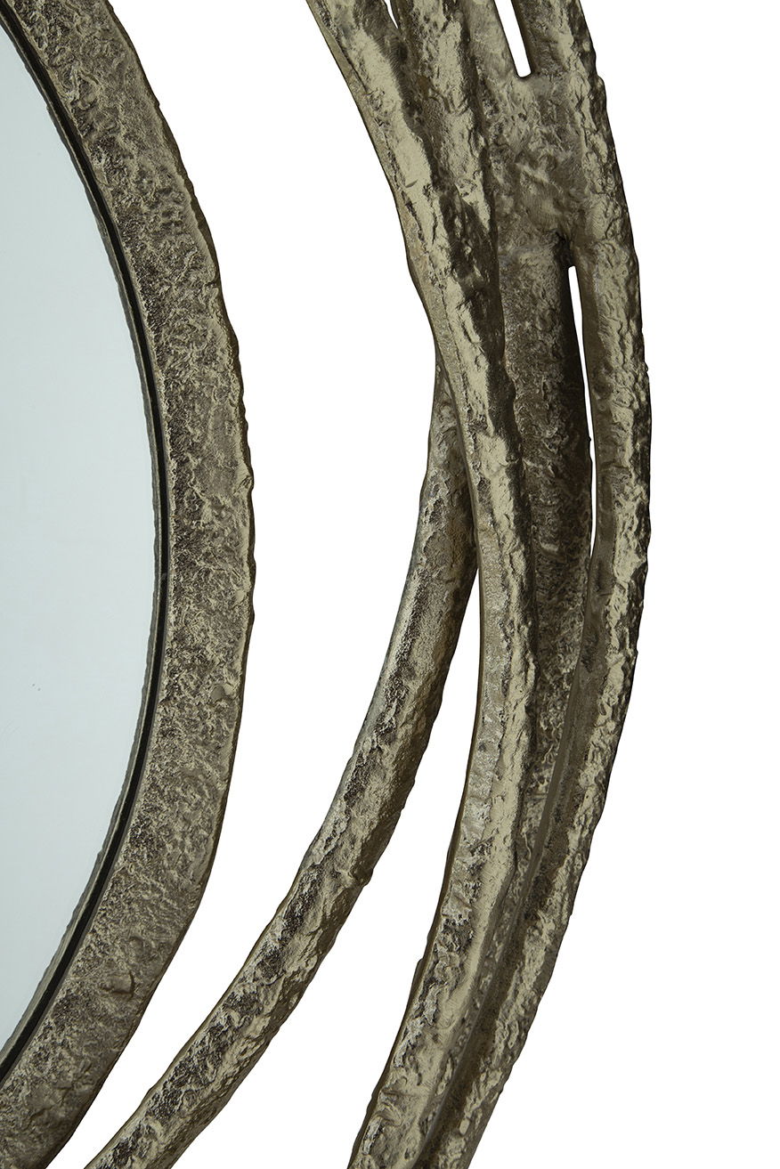 Circles Mirror - Gold