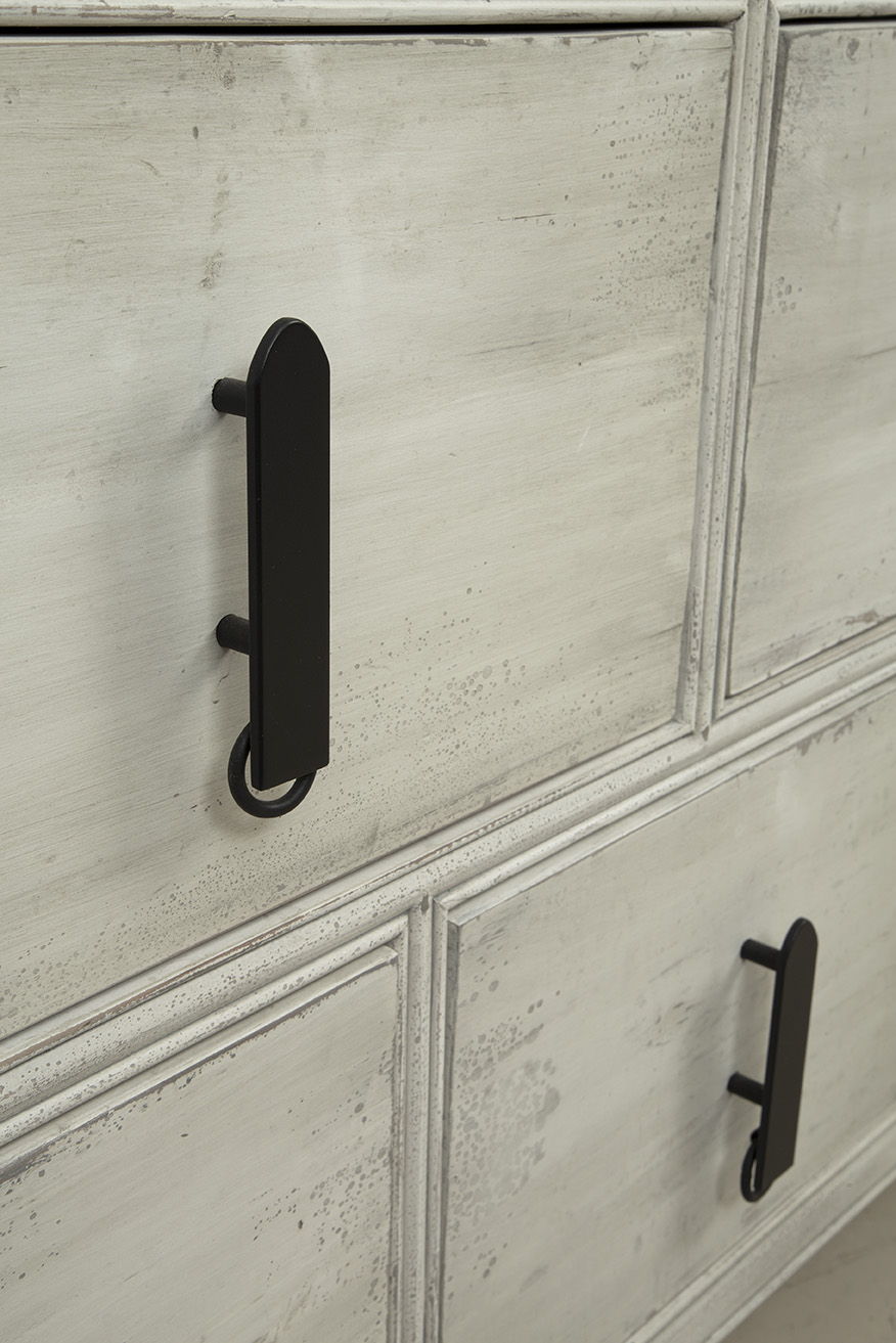 Bismark - Drawer Bank - Pearl Silver