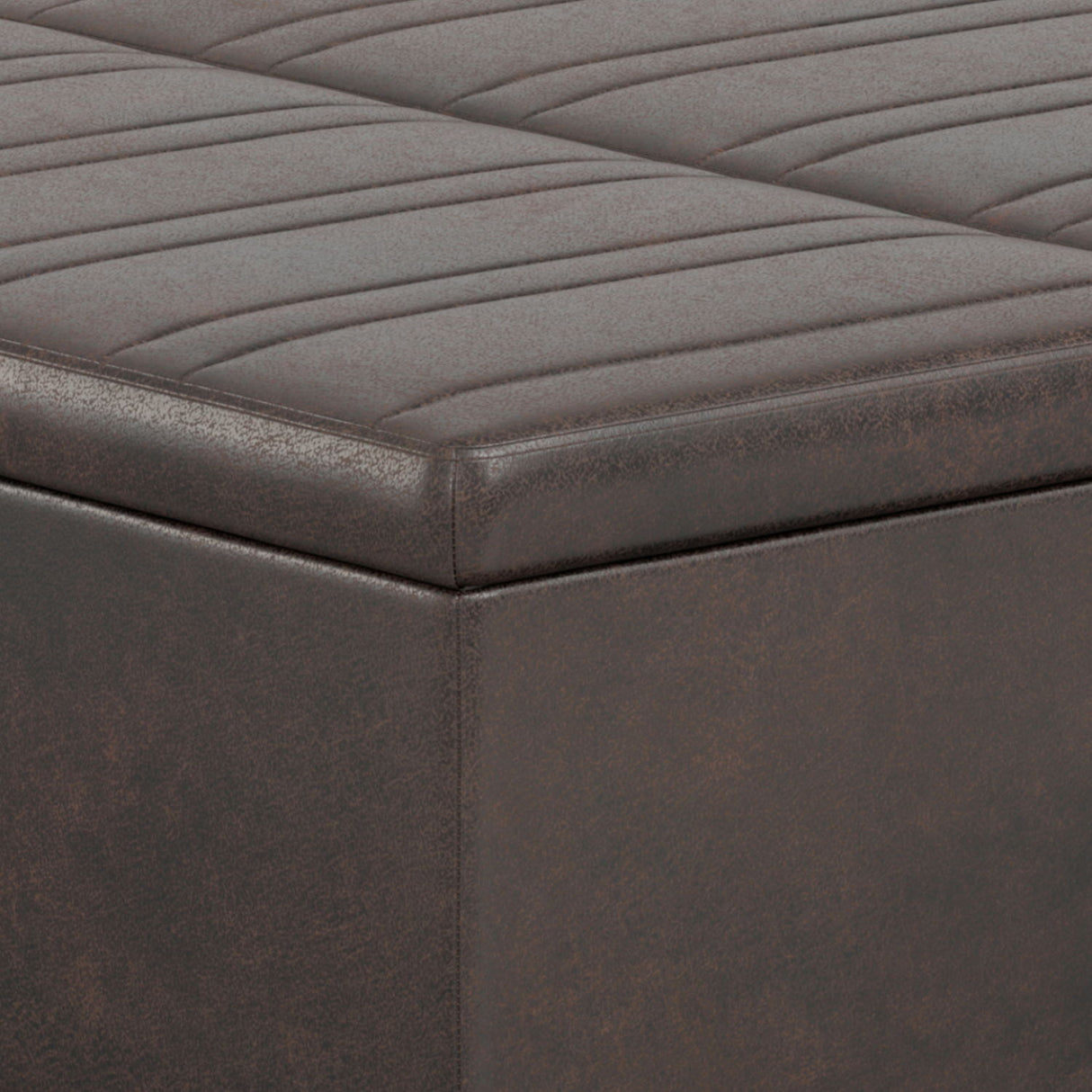 Ellis - Upholstered Coffee Table Storage Ottoman