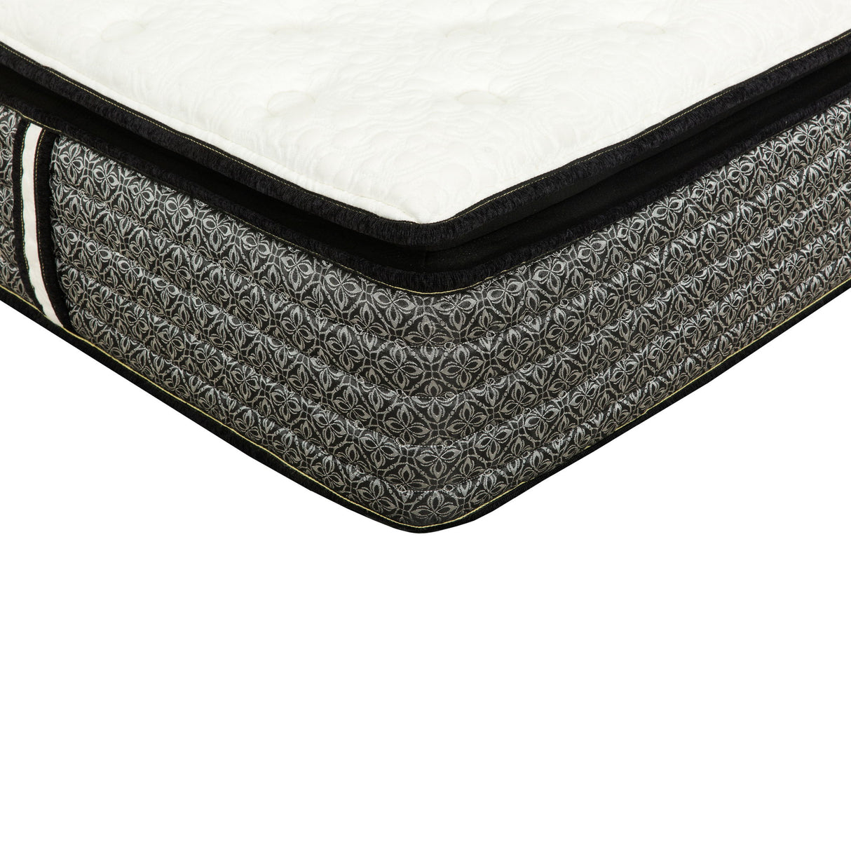 14" Premium Hybrid Mattress In A Box Plush Gel Memory Foam Top With Cooling Technology - Gray / White - Queen