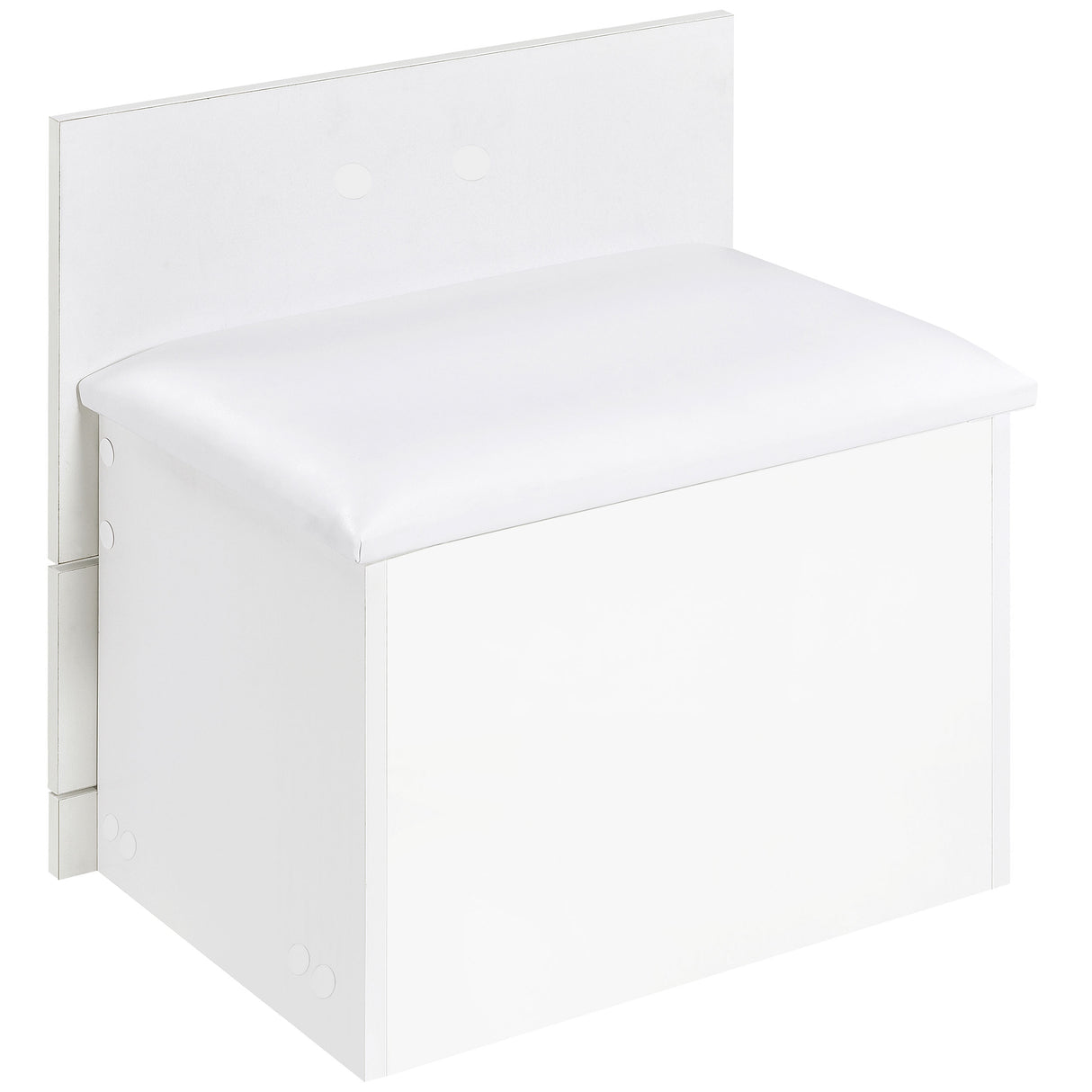 Danbury 3-Drawer Makeup Vanity and Stool Set, White High Gloss