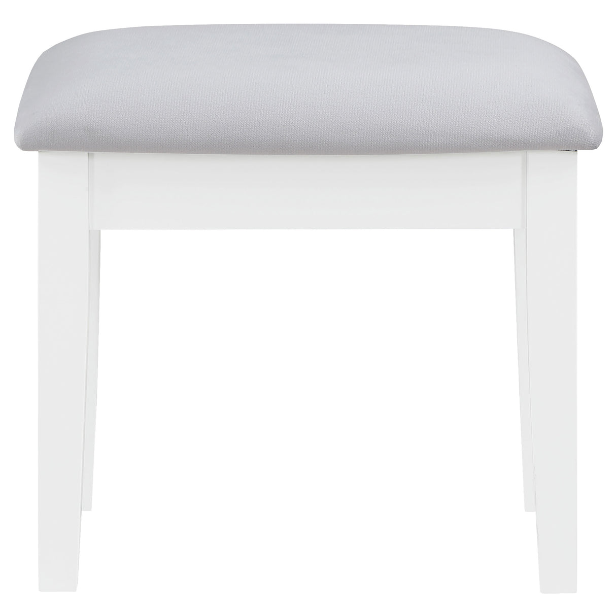 Regina Makeup Vanity Table Set with LED Mirror, White