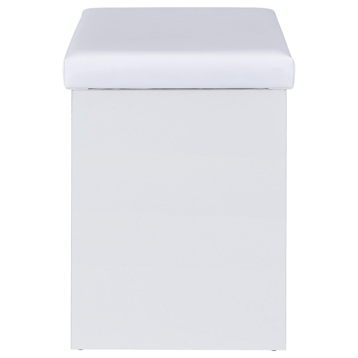 Bunbury White Makeup Vanity Table Set with Mirror and Stool