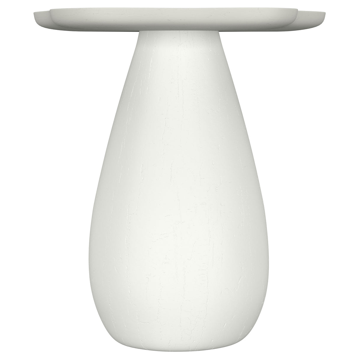 Perth 20" Off White Cloud-Shaped Side Table