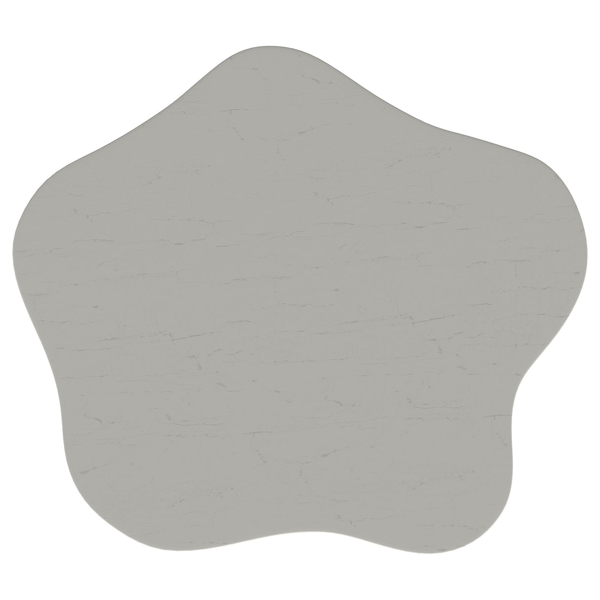 Perth 20" Off White Cloud-Shaped Side Table