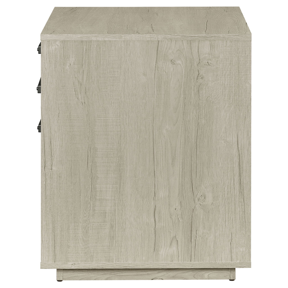 Loomis - 3 Drawer Home Office File Cabinet - White / Gray