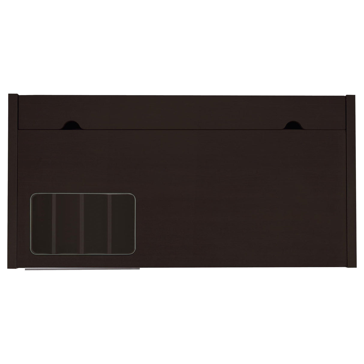 Maxim - 2 Drawer Computer Desk With Lift Top Storage And Power Outlet - Cappuccino