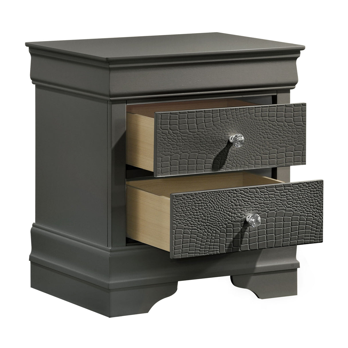 Blaze - 2 Drawer Modern Nightstand