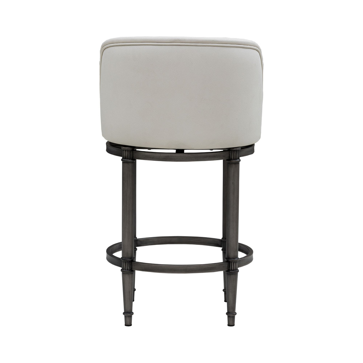 Eunice - Faux Leather Upholstered Swivel Counter Height Barstool