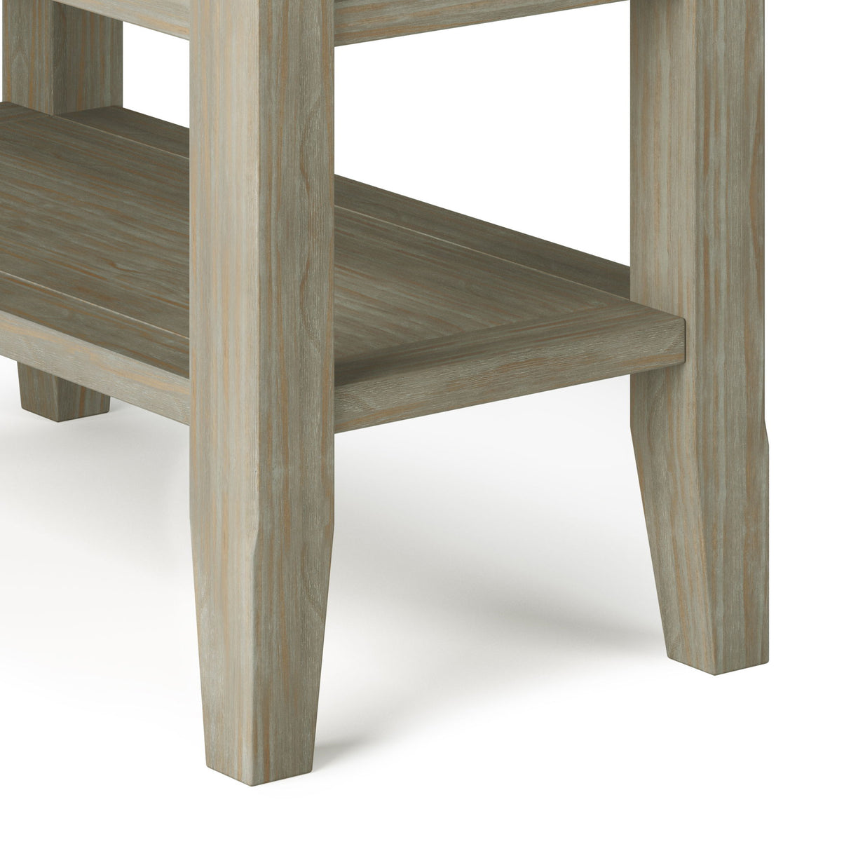 Acadian - Narrow Side Table - Light Brown