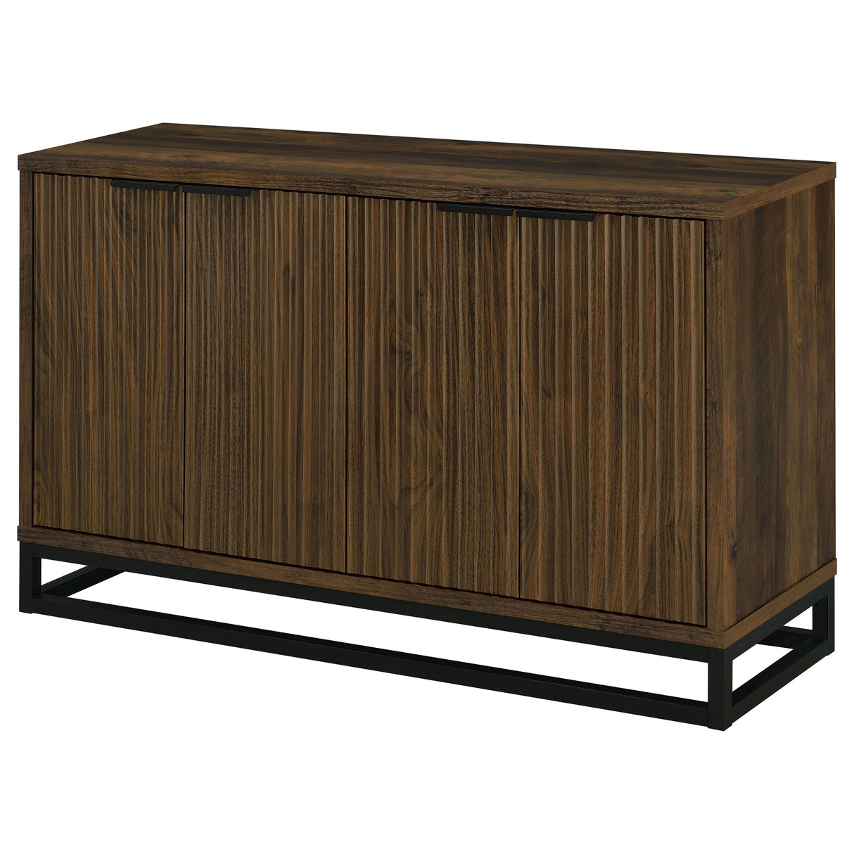 Ryatt 4-Door Accent Cabinet in Dark Pine Laminate