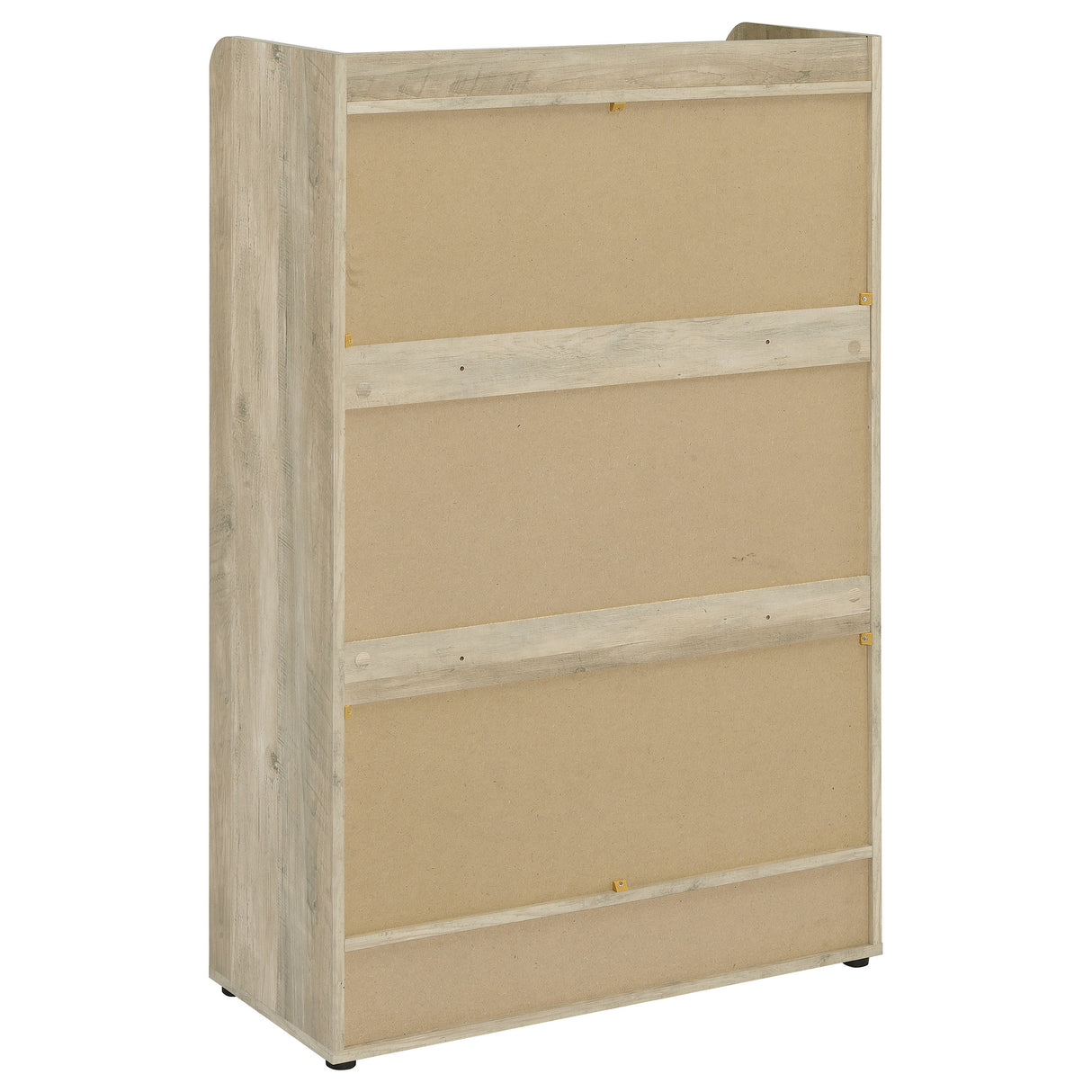 Denia 3-Tier Tilt-Out Shoe Cabinet in Grey