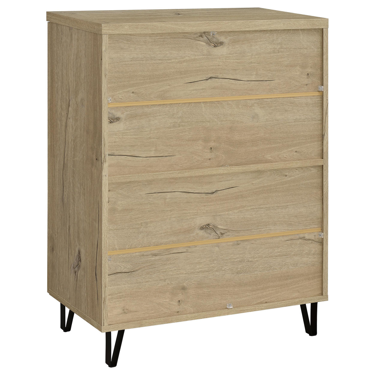 Brixton 2-Door Shoe Storage Cabinet in White Oak