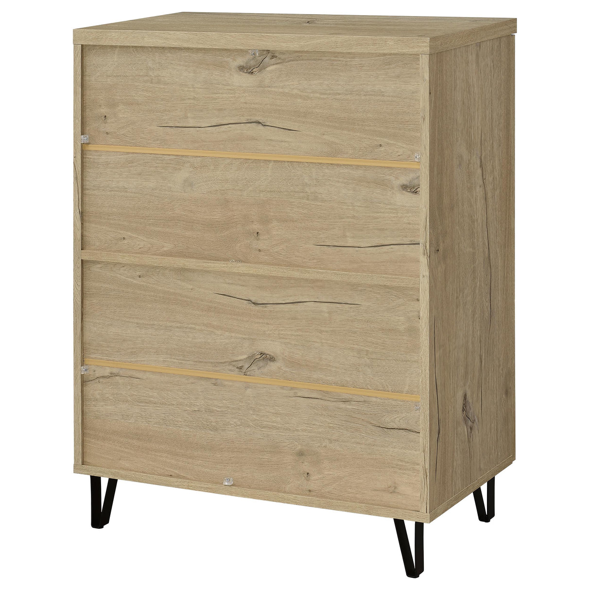 Brixton 2-Door Shoe Storage Cabinet in White Oak