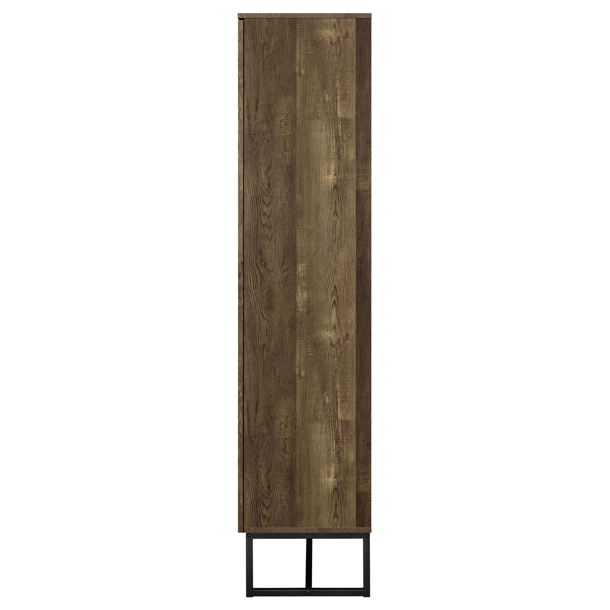 Carolyn 2-Door Accent Cabinet in Rustic Oak Finish