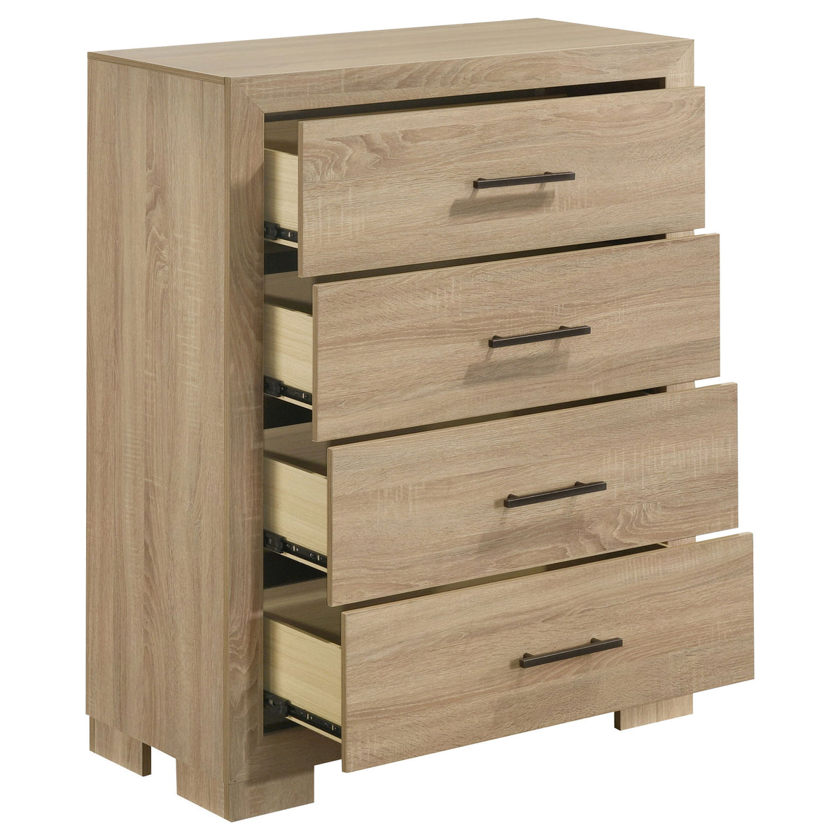 Merritt - 4 Drawer Bedroom Chest - Light Oak
