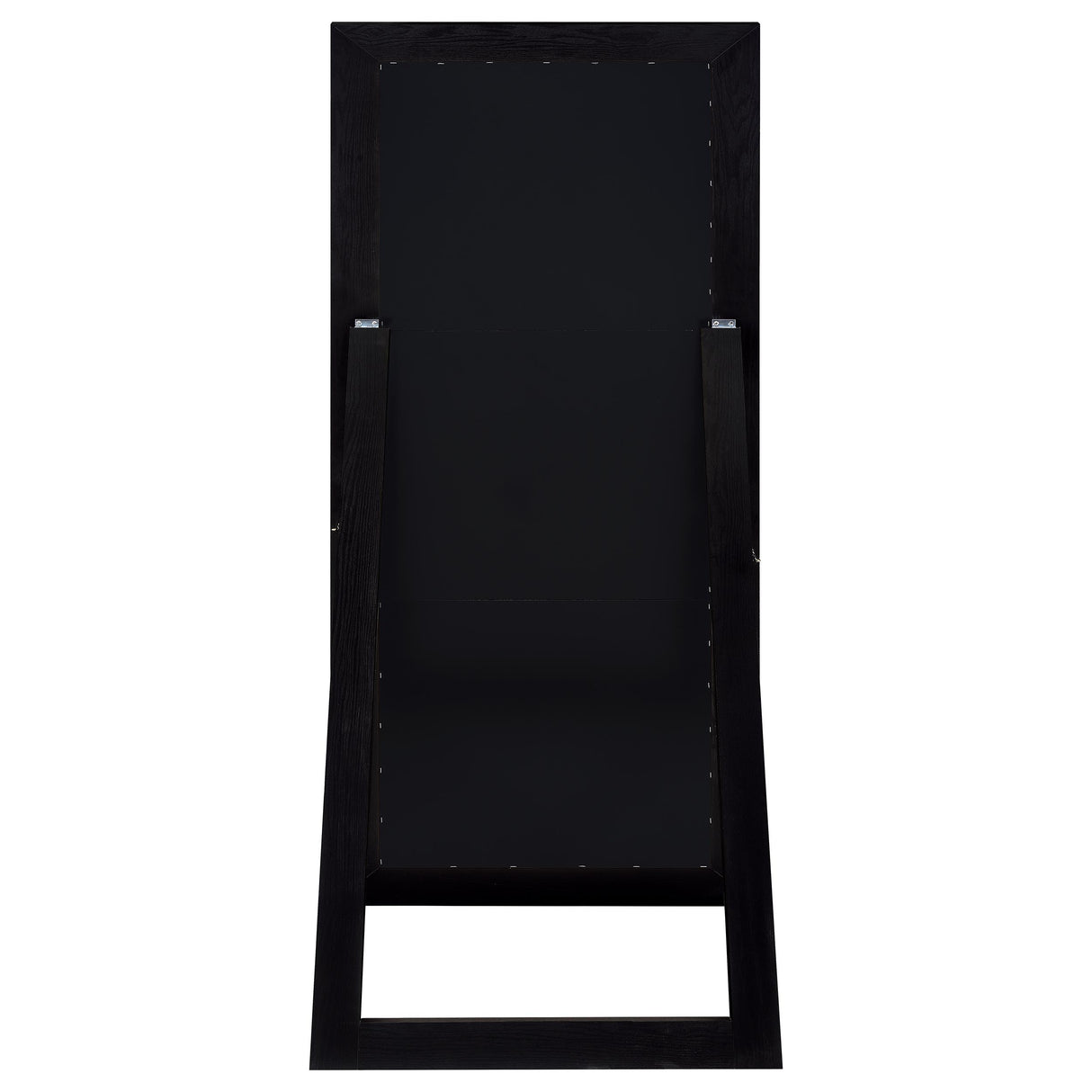 Cadence Black Oak Tempered Glass Full Length Standing Mirror