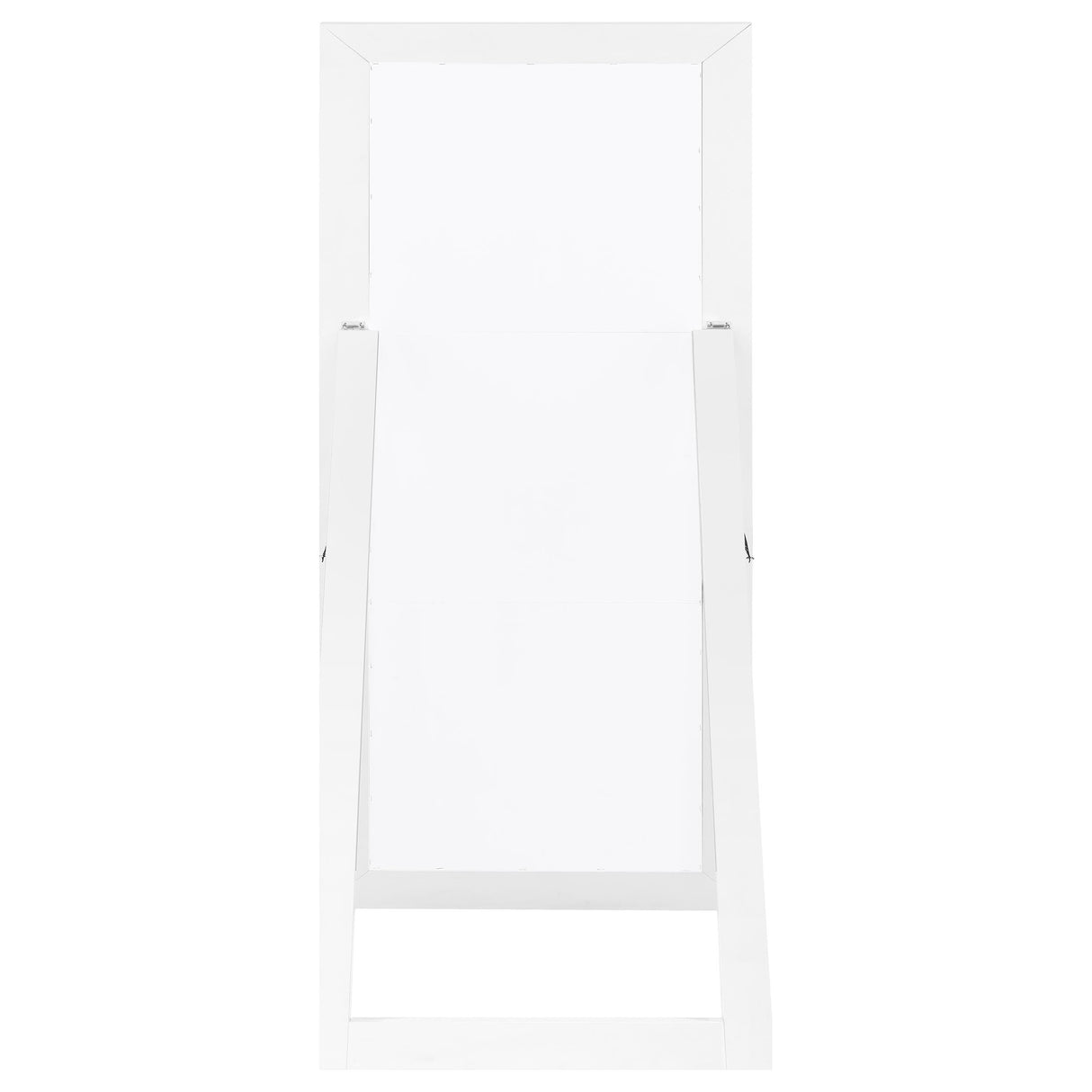 Cadence Full Length Floor Mirror, White High Gloss