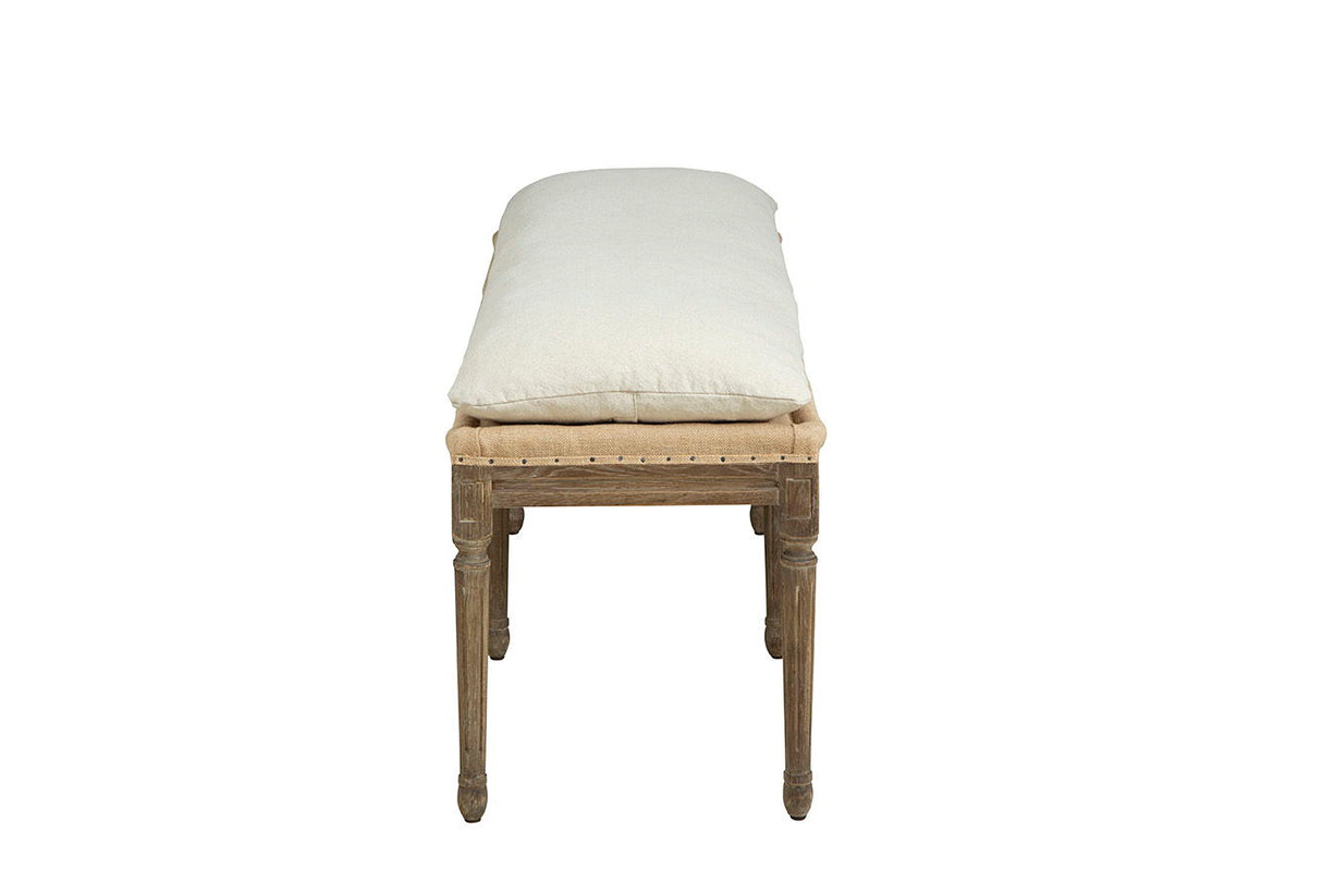 Milton - Bench - Beige / Light Brown