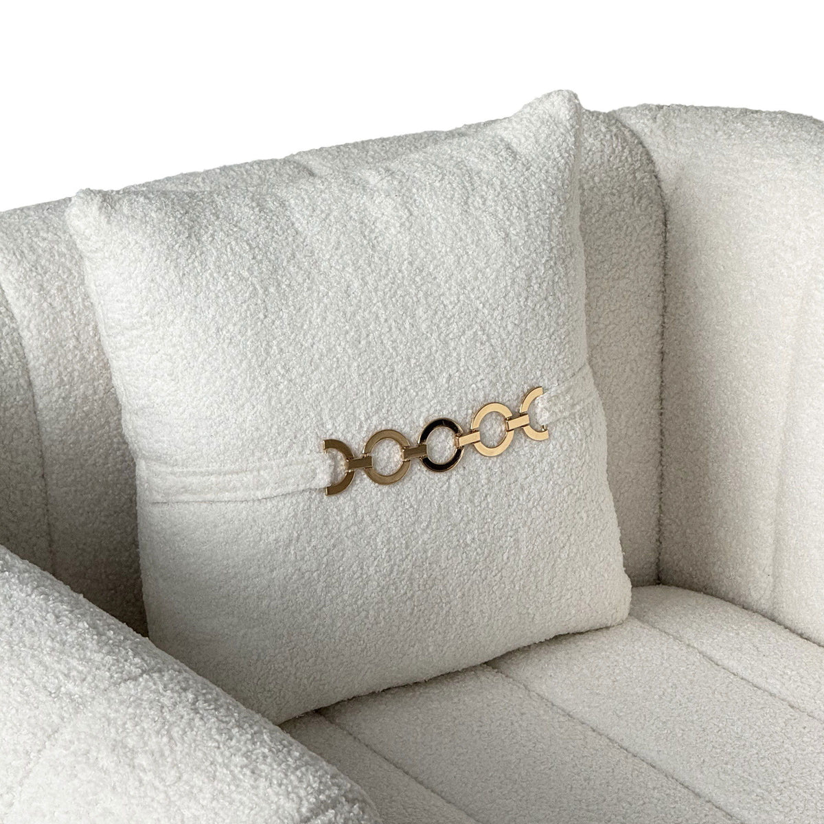 Single Sofa With High Resilience Foam