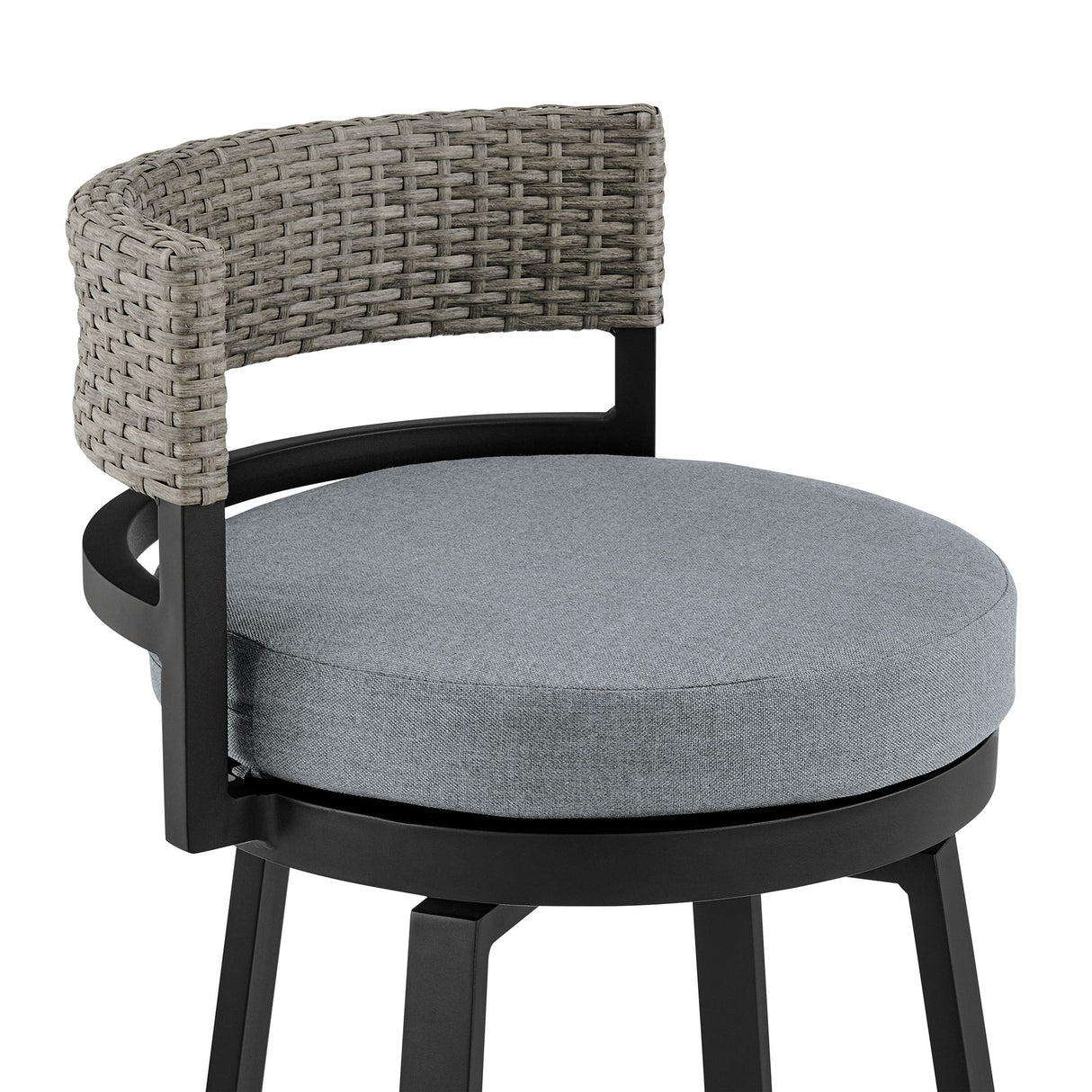 Encinitas - Outdoor Patio Counter Height Swivel Bar Stool Set