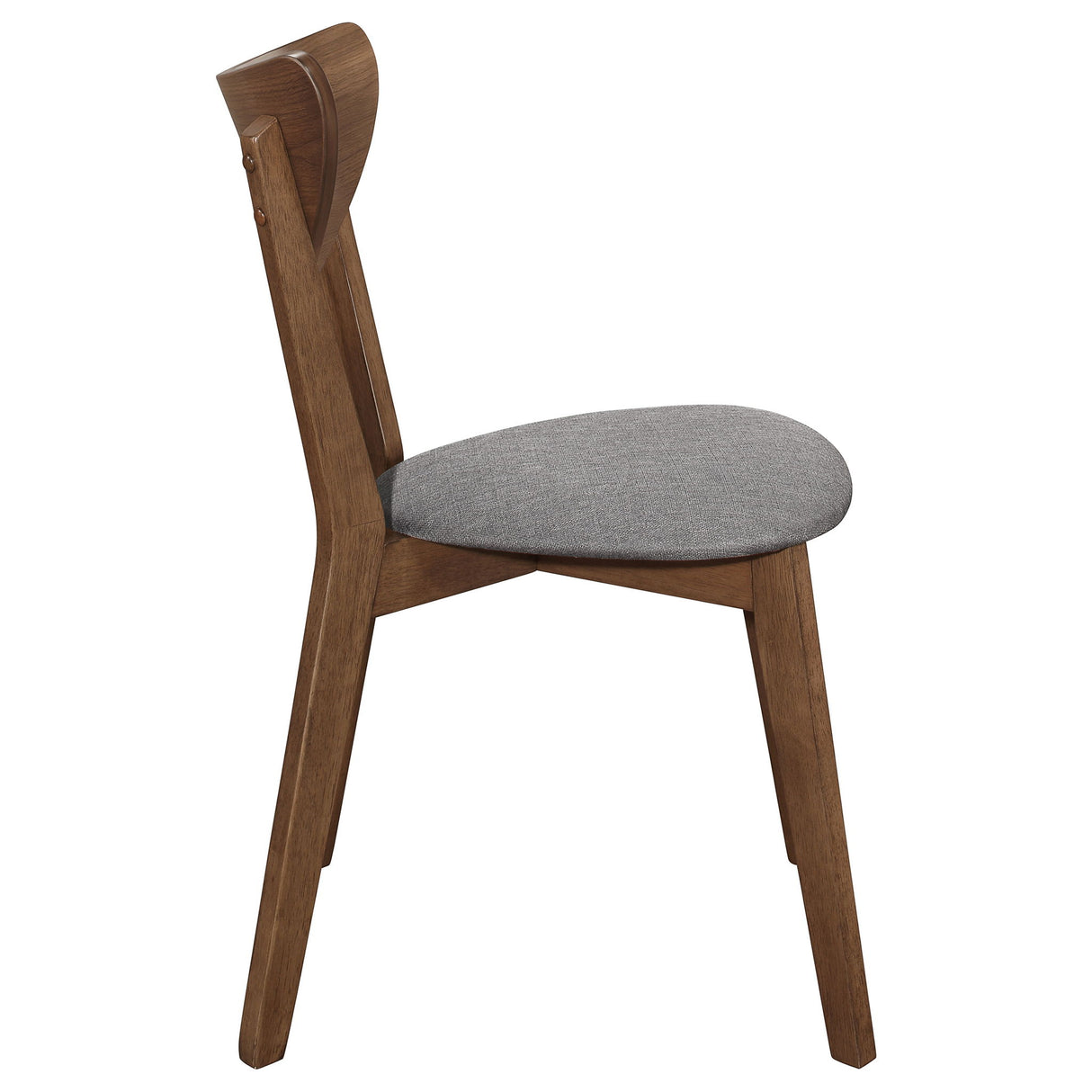 Mid-Century Modern Upholstered Dining Chair (Set of 2)