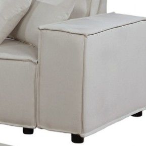 Melrose - Modular Sectional Sofa With Ottoman - Beige