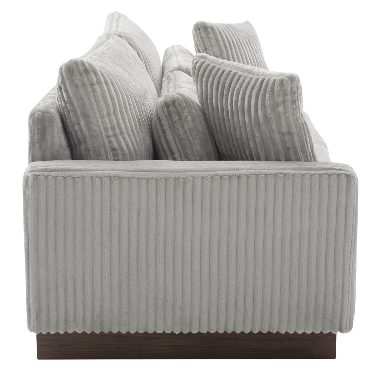 Modern Loveseat Sofa With 4 Pillows