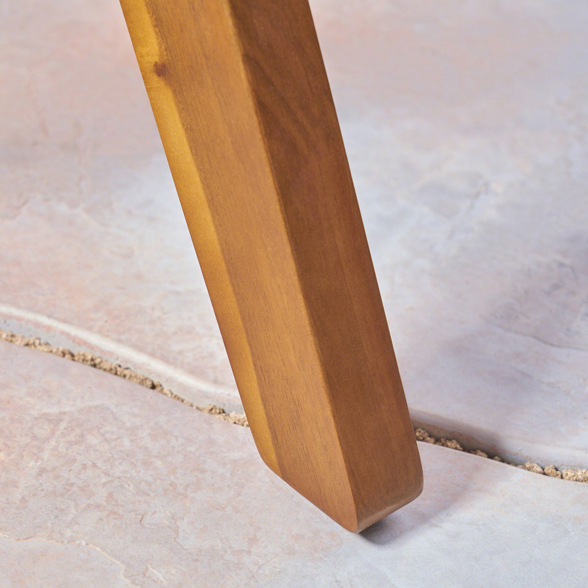 Stamford - Outdoor Bistro Table Acacia Wood X - Base - Teak