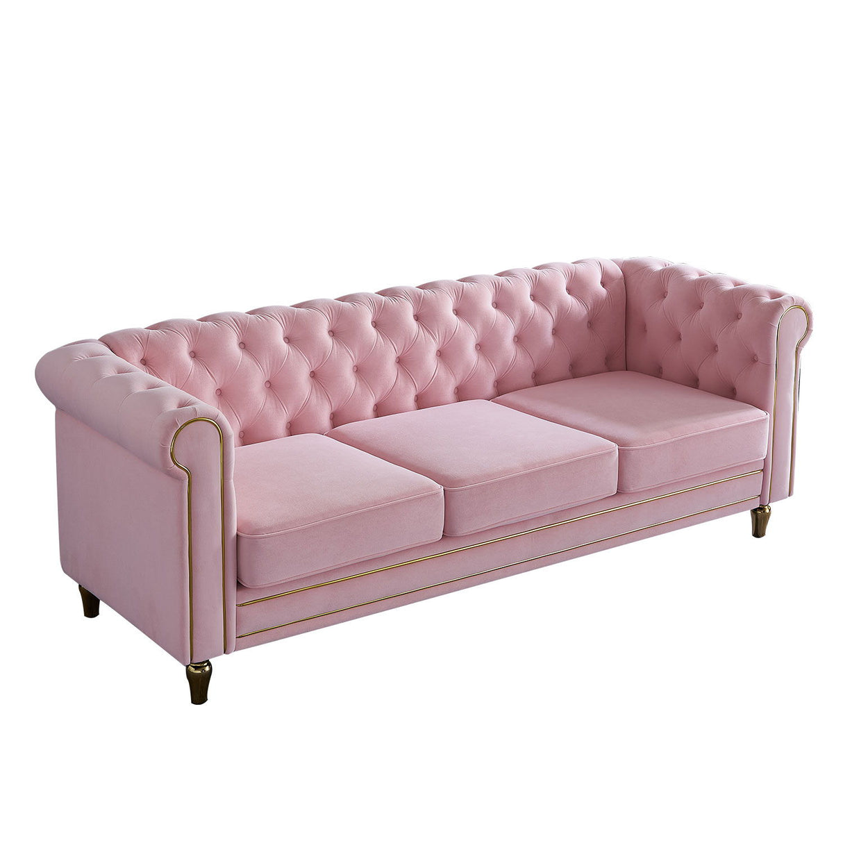 Chesterfield - Sofa 84.65" For Living Room
