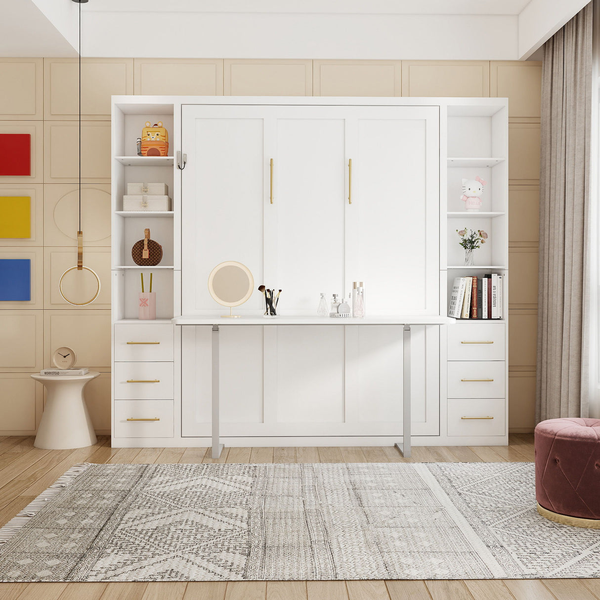 Multifunctional Vertical Murphy Wall Bed