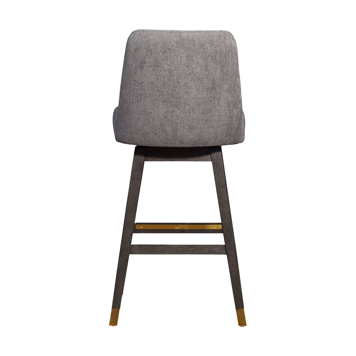 Amelia - Swivel Bar Stool - Gray Oak / Mocha