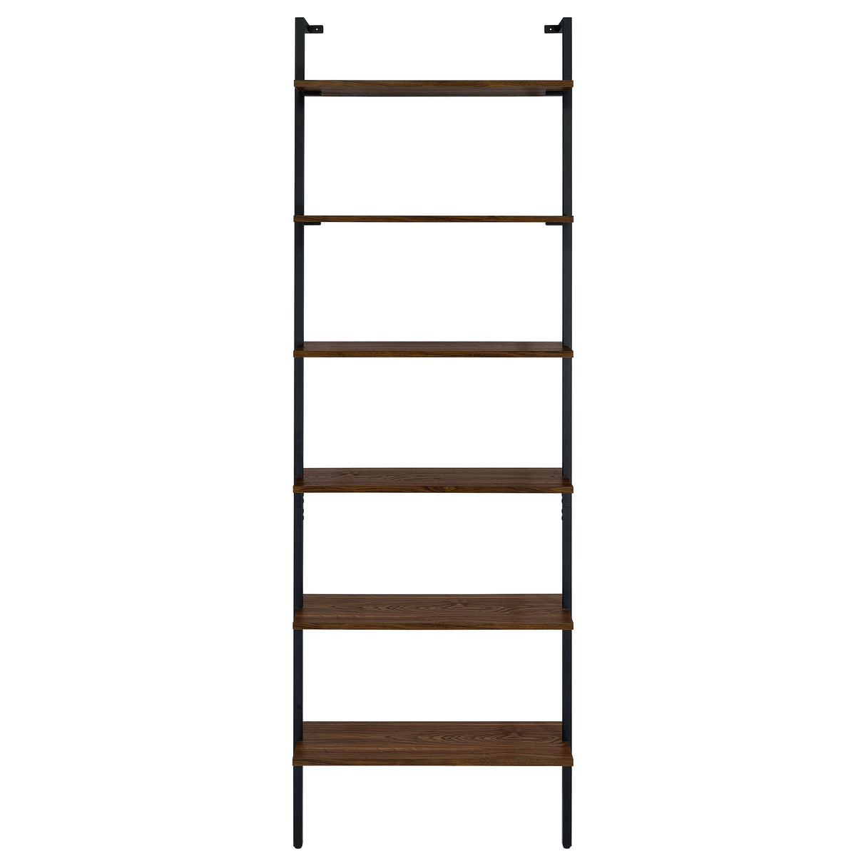 Owens 96" 6-Shelf Wall Bookshelf in Walnut