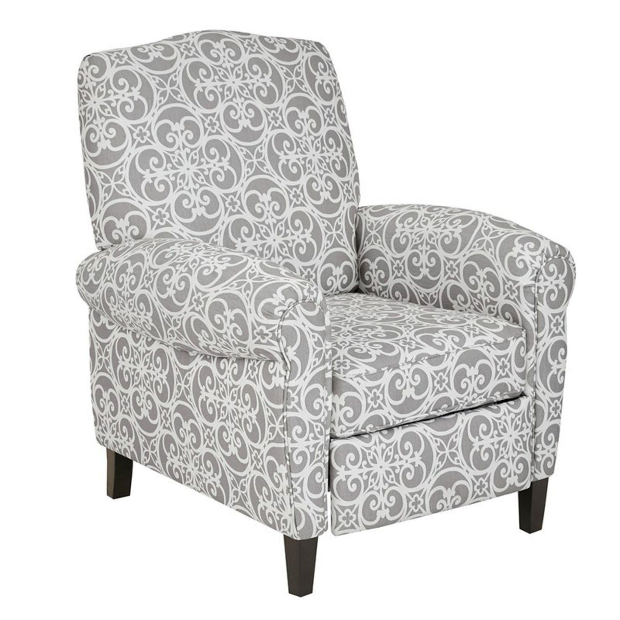 Kirby - Transitional Push Back Recliner Chair