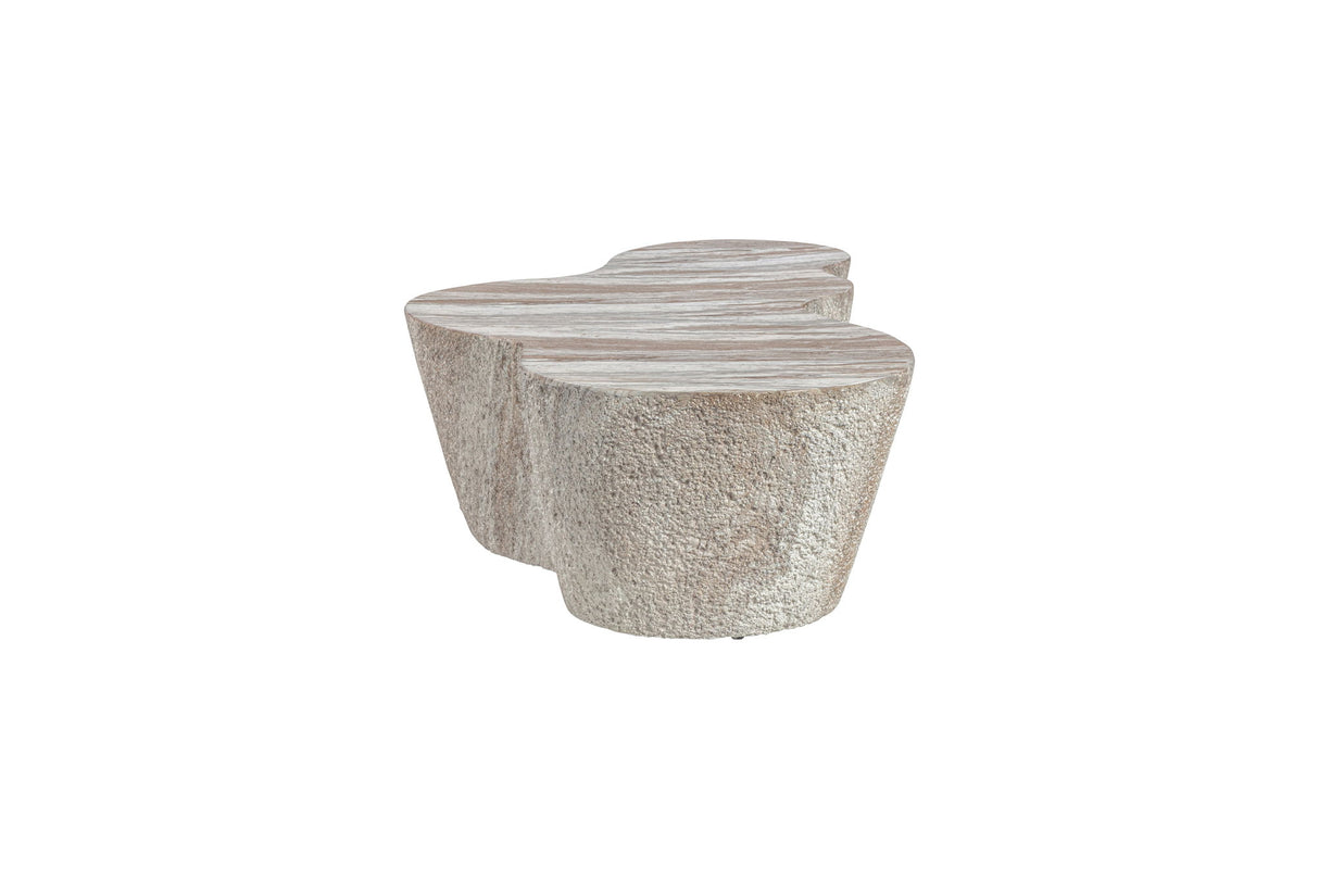 Velora - Indoor Outdoor Coffee Table - Oasis Concrete Finish