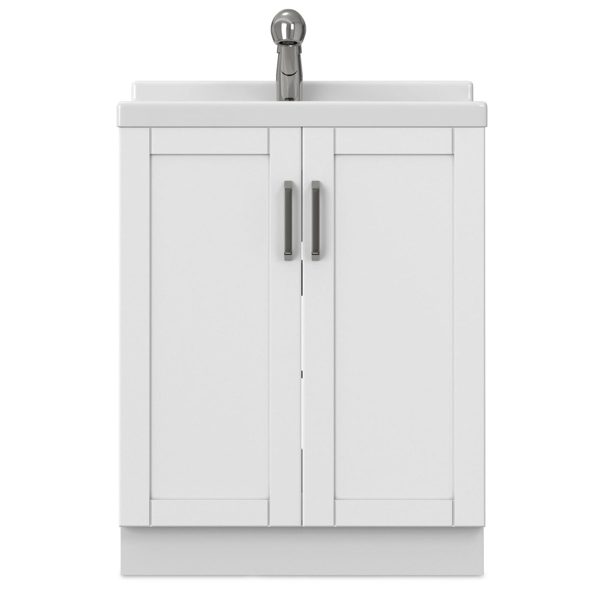 Kyle - Laundry Utility Sink And Cabinet - White