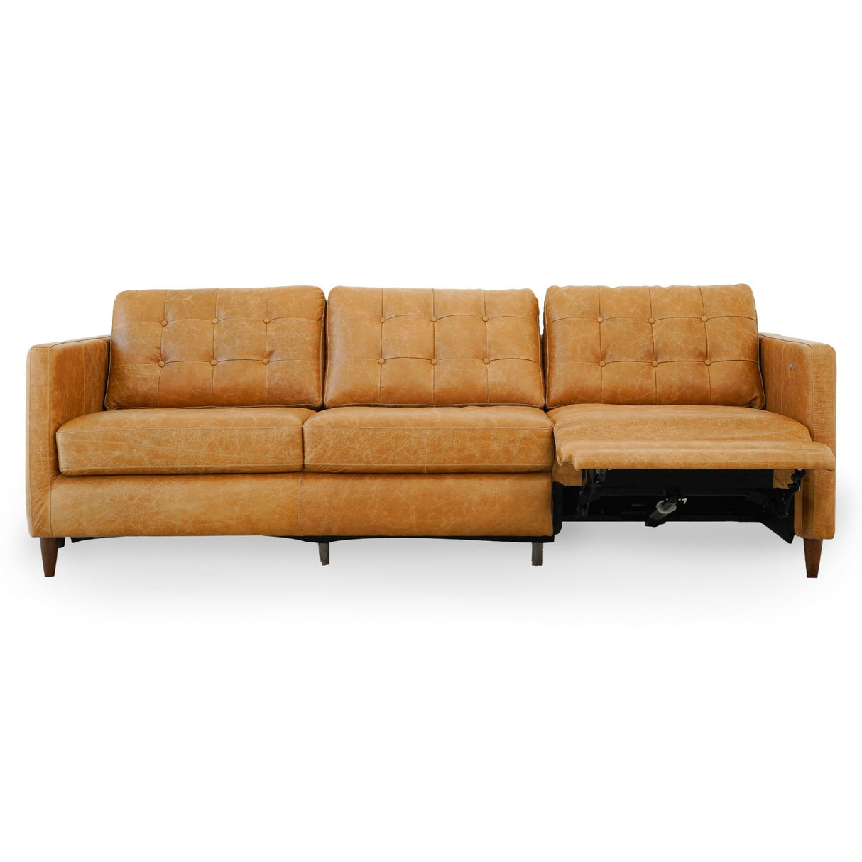 Christopher - Electric Inclining Sofa Left Facing - Tan