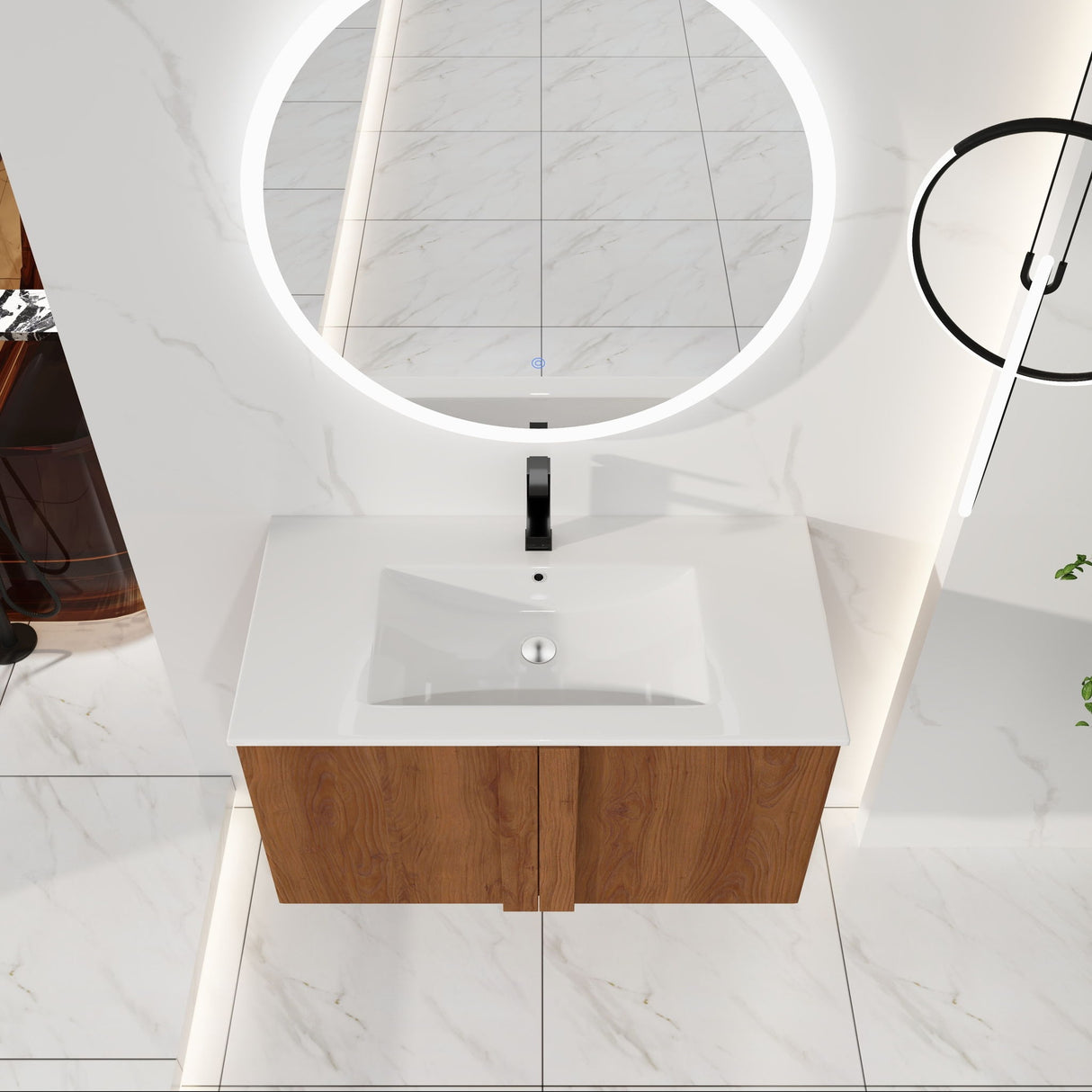 Floating Bathroom Vanity With Sink Combo