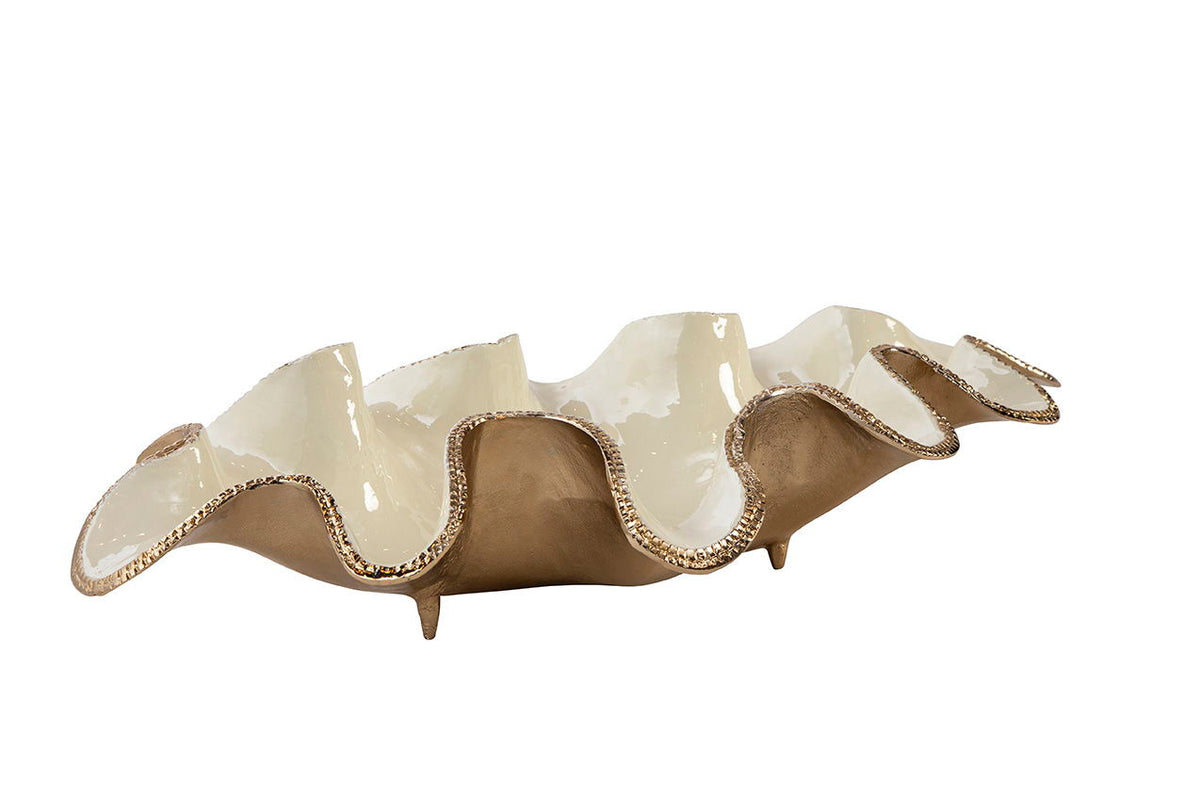 Roff - Champagne Bowl Set - Beige / Gold