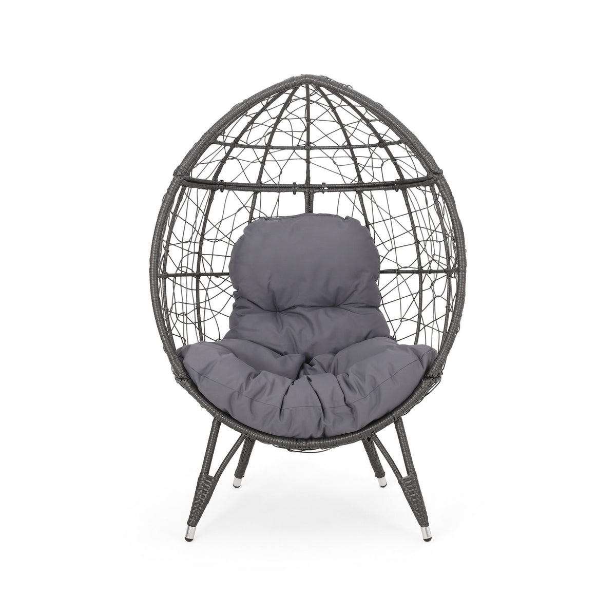 Cosmos - Round Hammered Iron Teardrop Chair