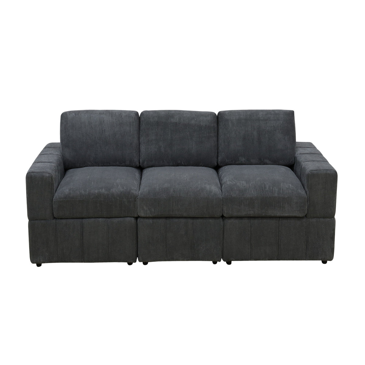 Oversized Modular Sectional Sofa 3 Piece Set, Flexible Layout For Living Room