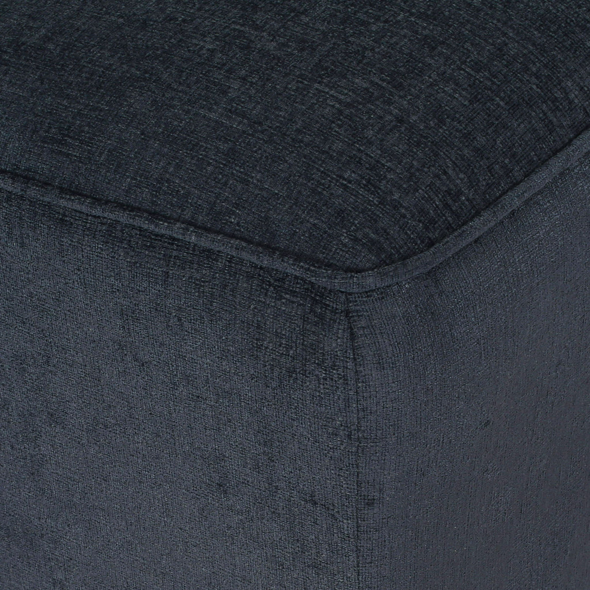 Upholstered Chaise Lounge & Scroll Arms, Turned Legs And 2 Pillows - Charcoal