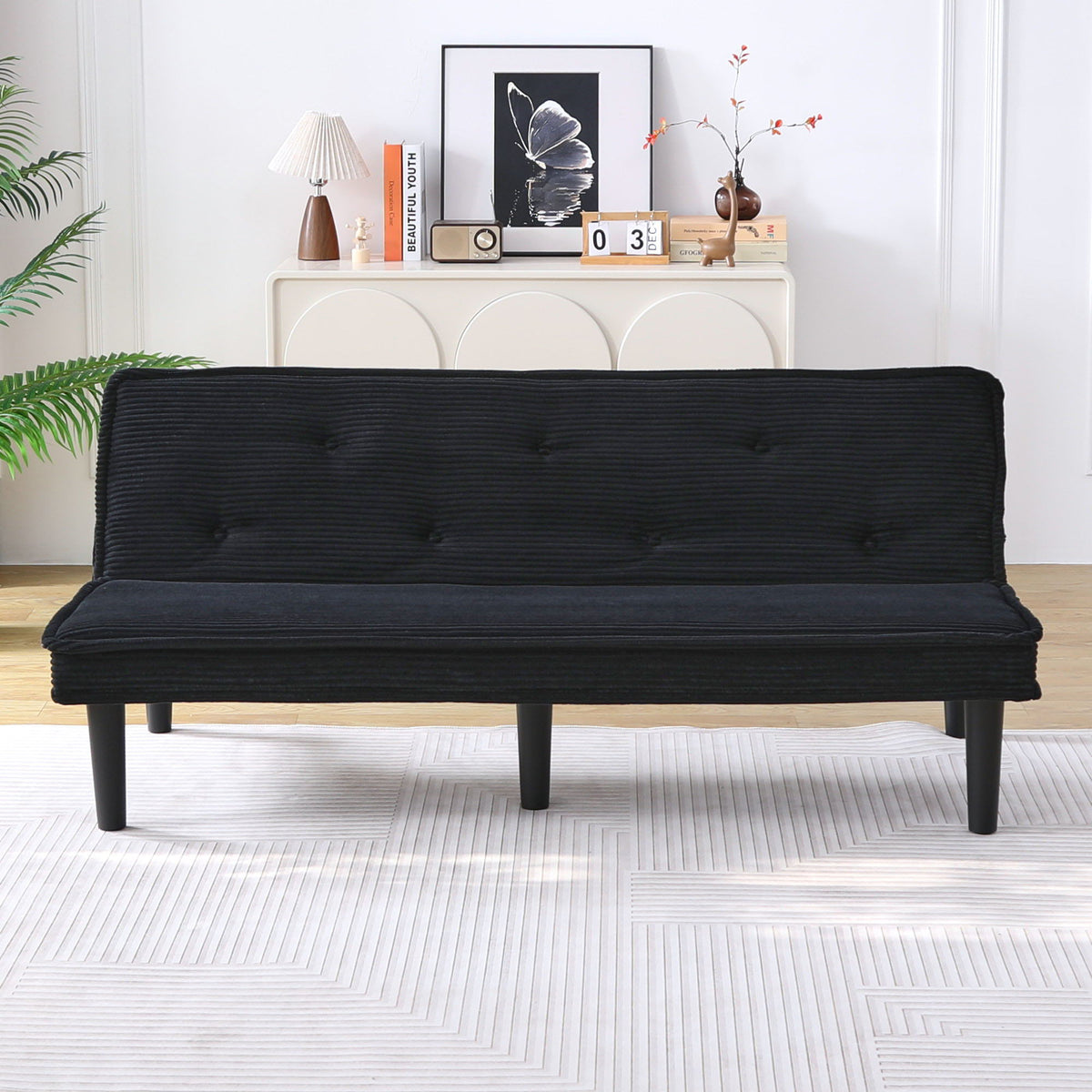 Versatile Sofa Bed With Solid Wood Frame