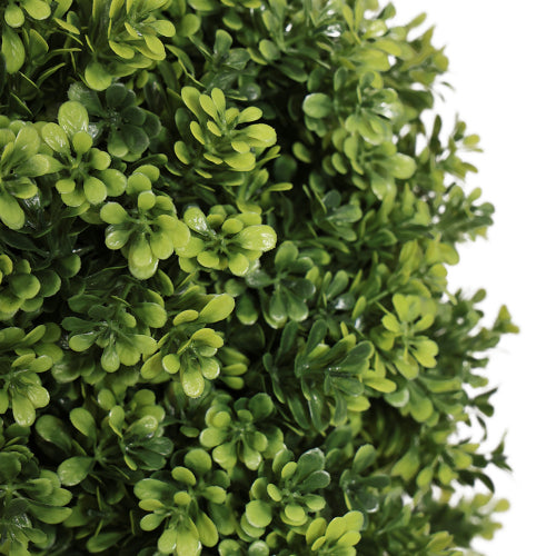 22" Artificial Topiary Boxwood Ball Trees for Outdoor Front Porch, 2pcs/set