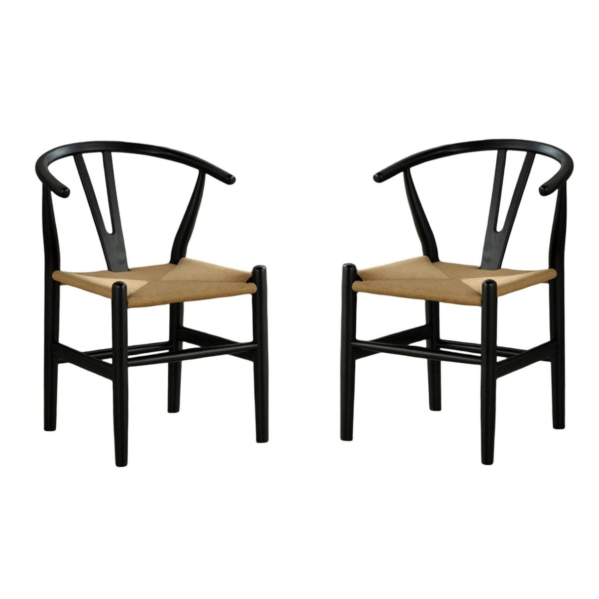 Side Chairs Dining Room Furniture (Set of 2) - Black
