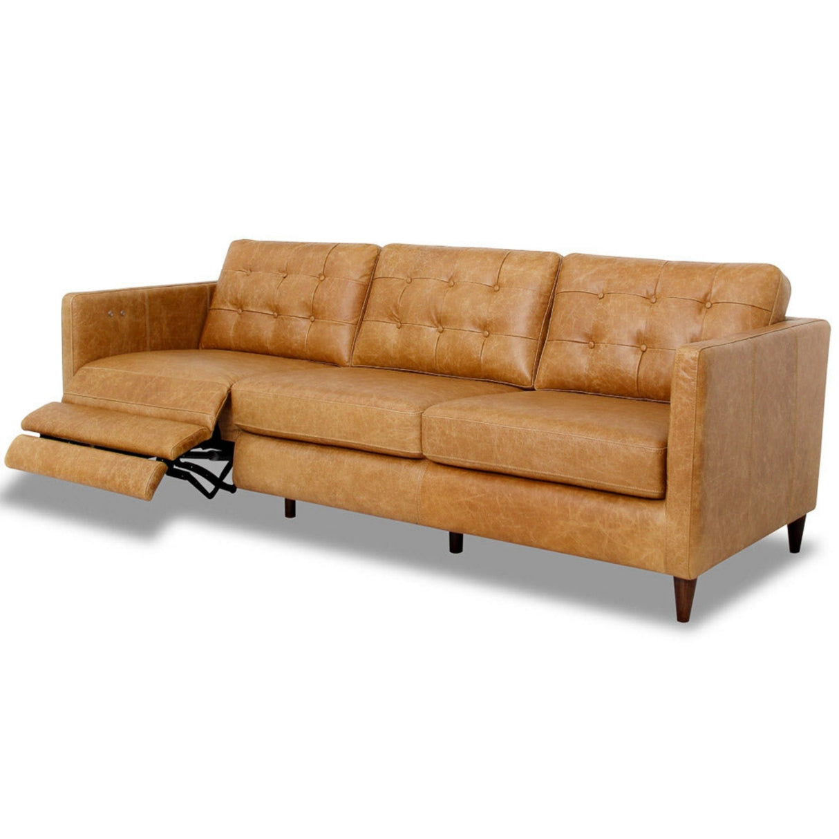Christopher - Electric Inclining Sofa Left Facing - Tan