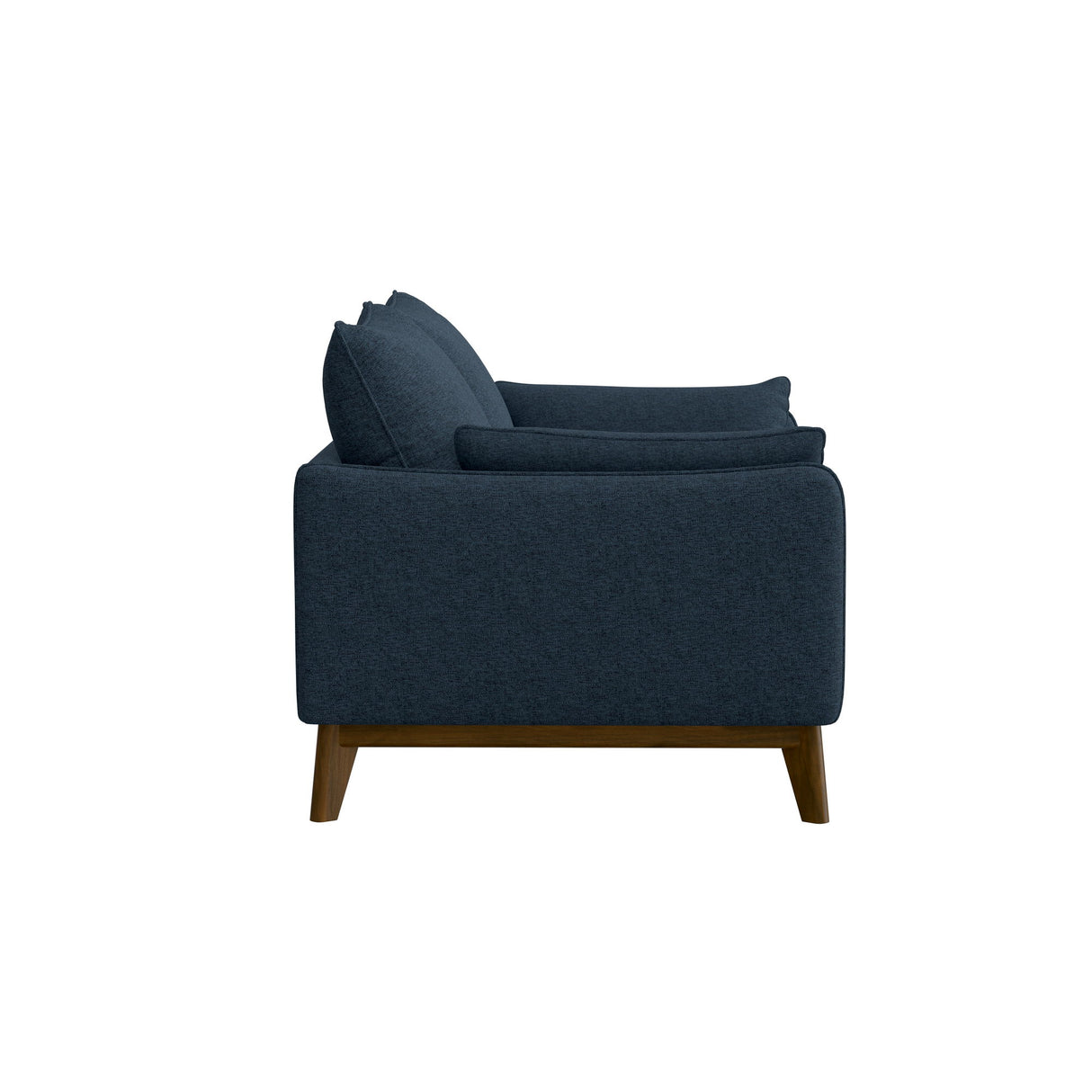 Loveseat With Flared Legs - Blue